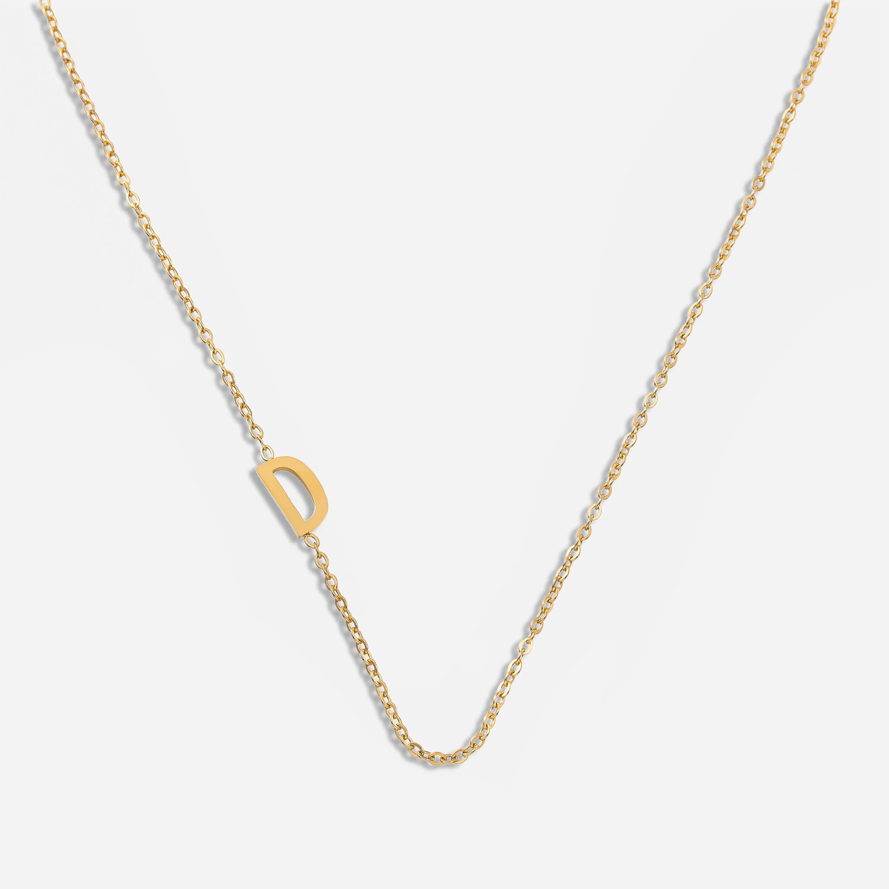 Dainty Letter Pendant Necklace