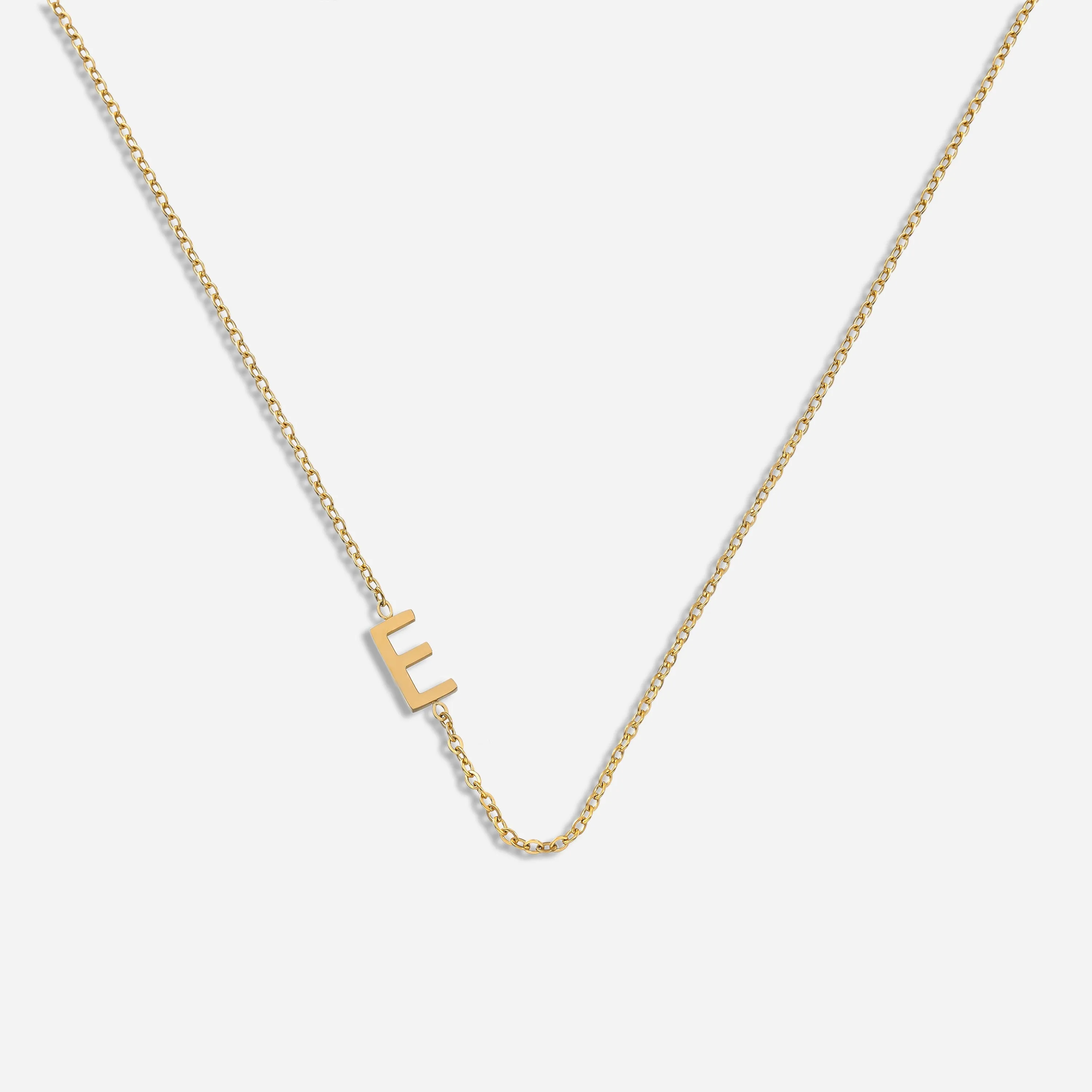 Dainty Letter Pendant Necklace