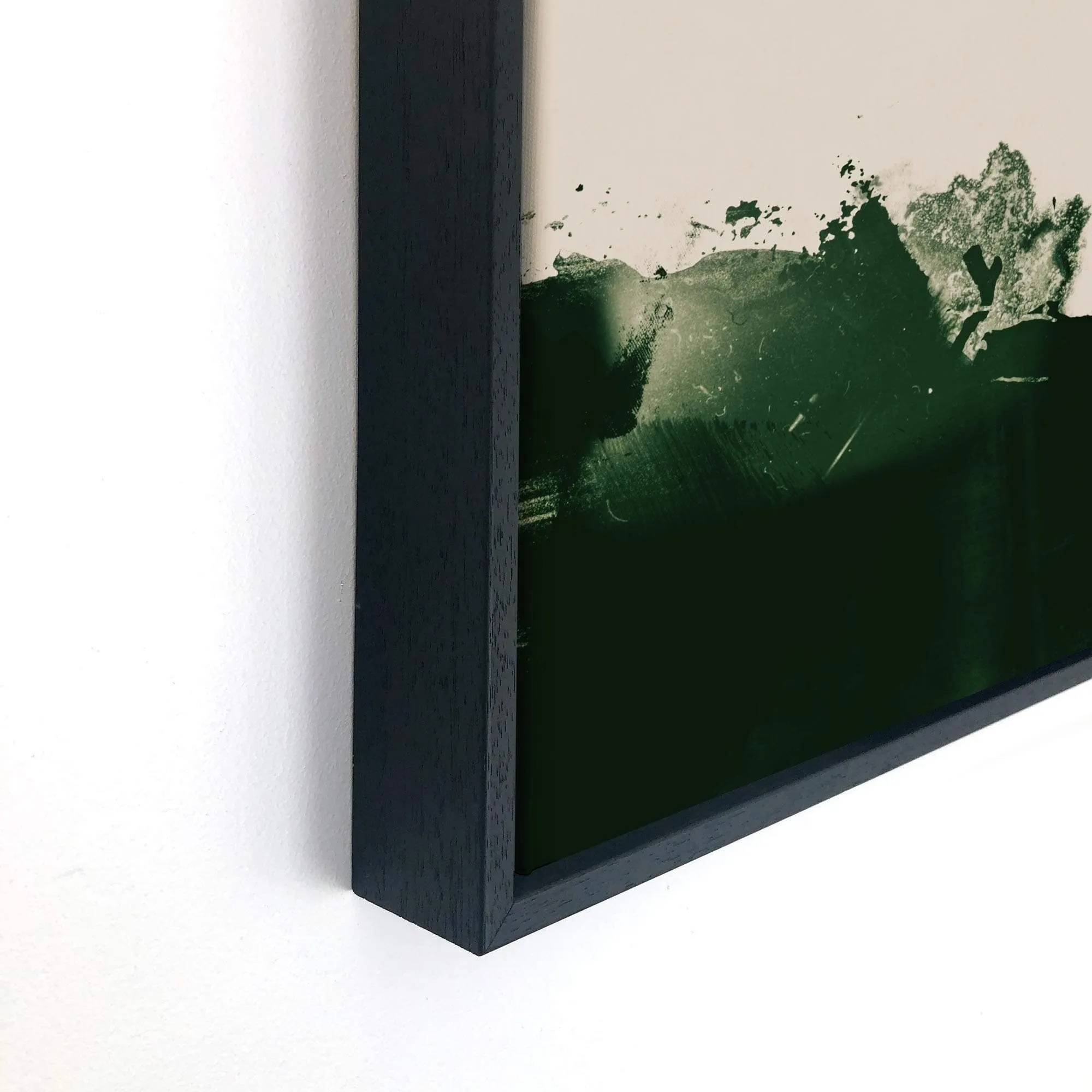 Dark Seas Framed Abstract Canvas Art