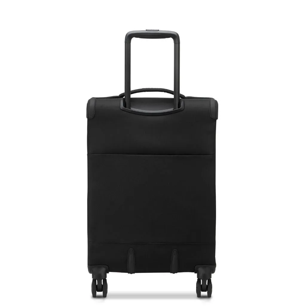 Delsey BROCHANT 3.0 55cm Carry On Softsided Luggage - Deep Black