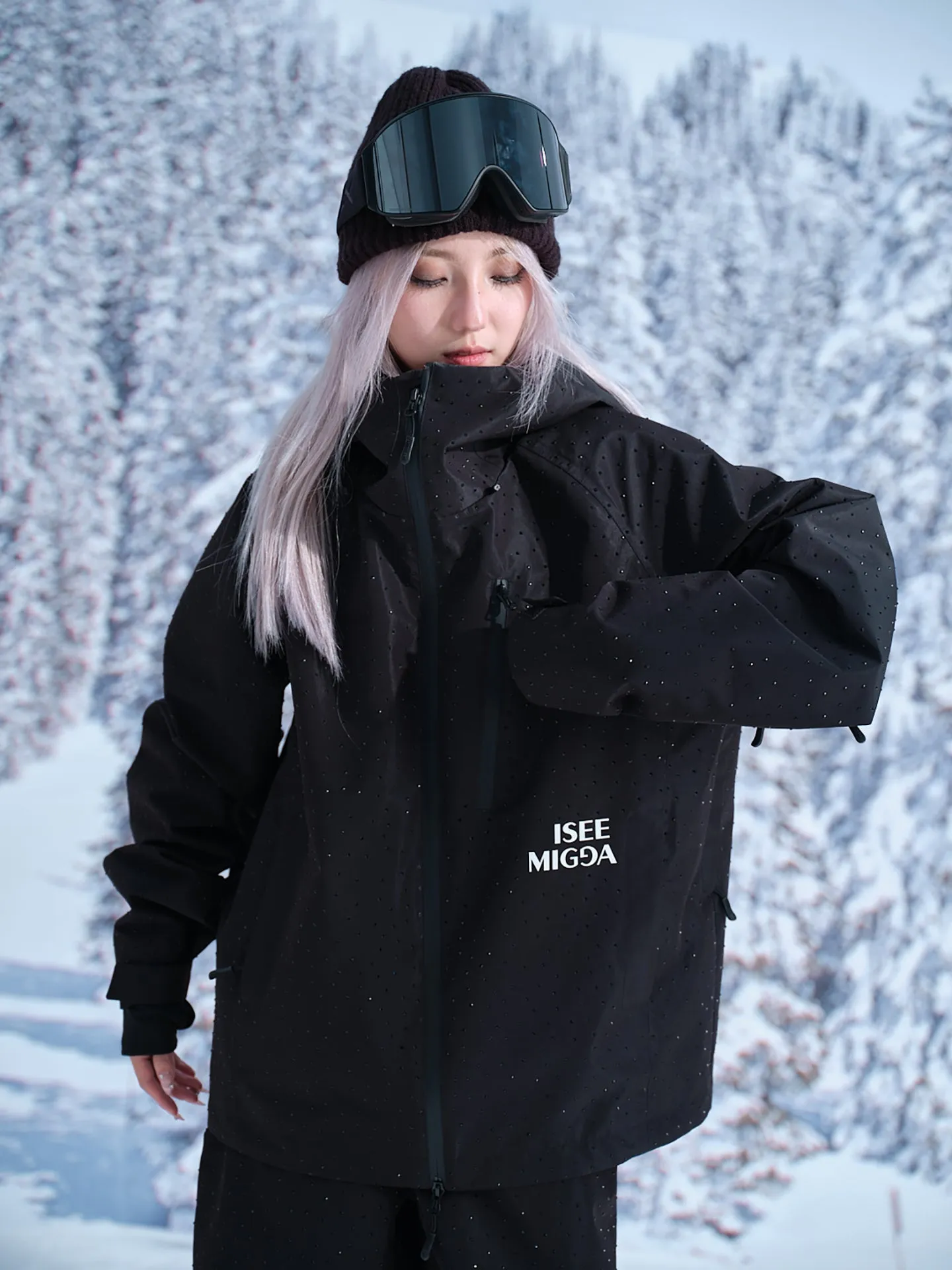 Diamond Black Warrior Ski Suit