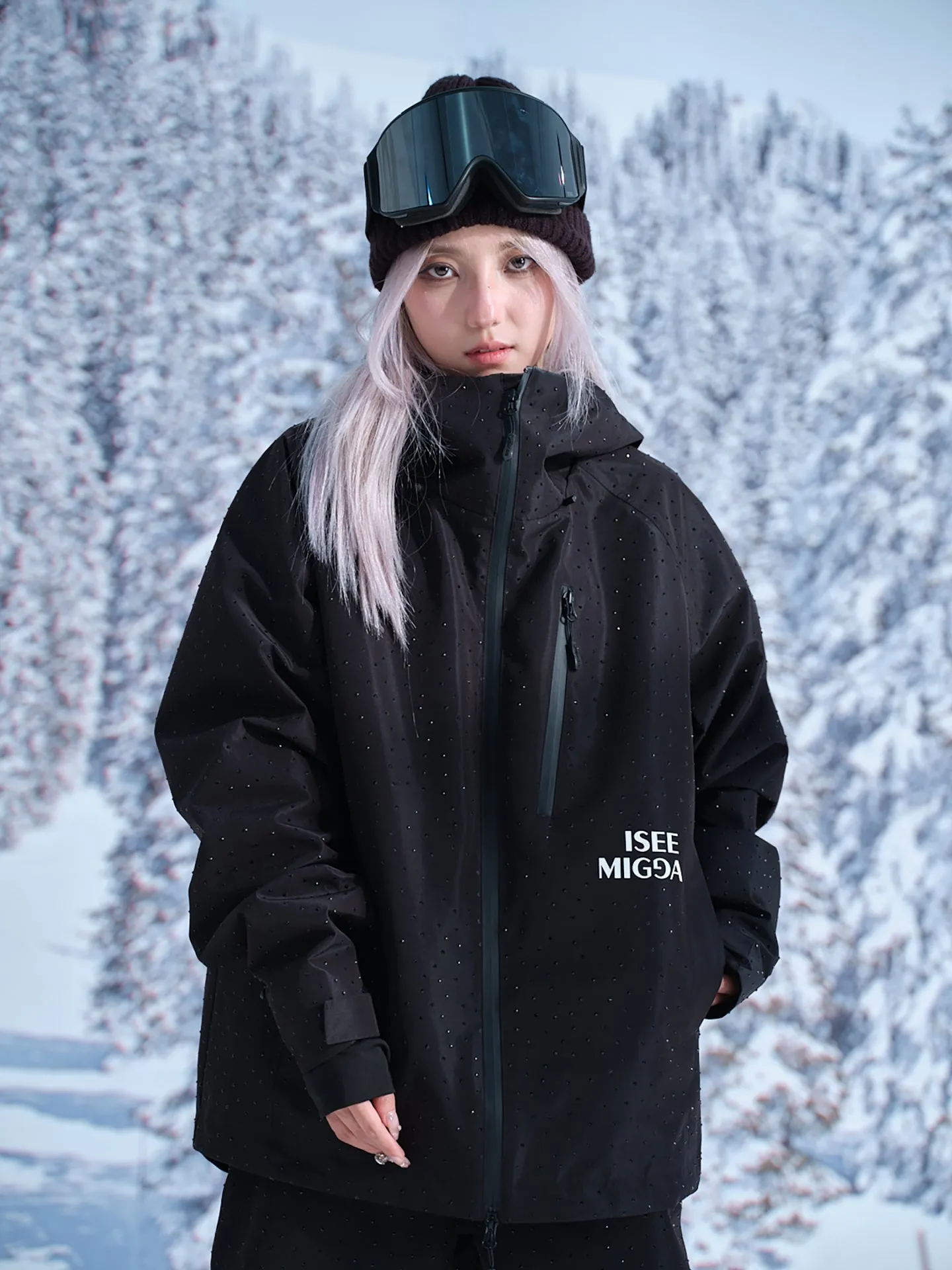 Diamond Black Warrior Ski Suit