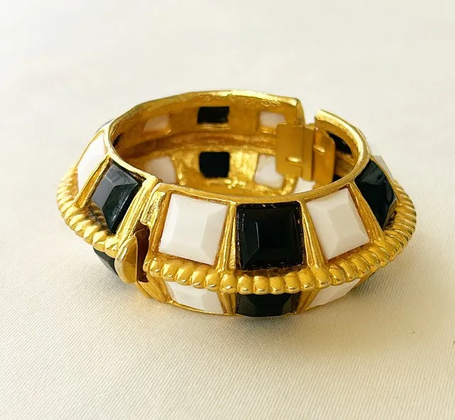 Fantastic large chunky statement bracelet by Kenneth Lane