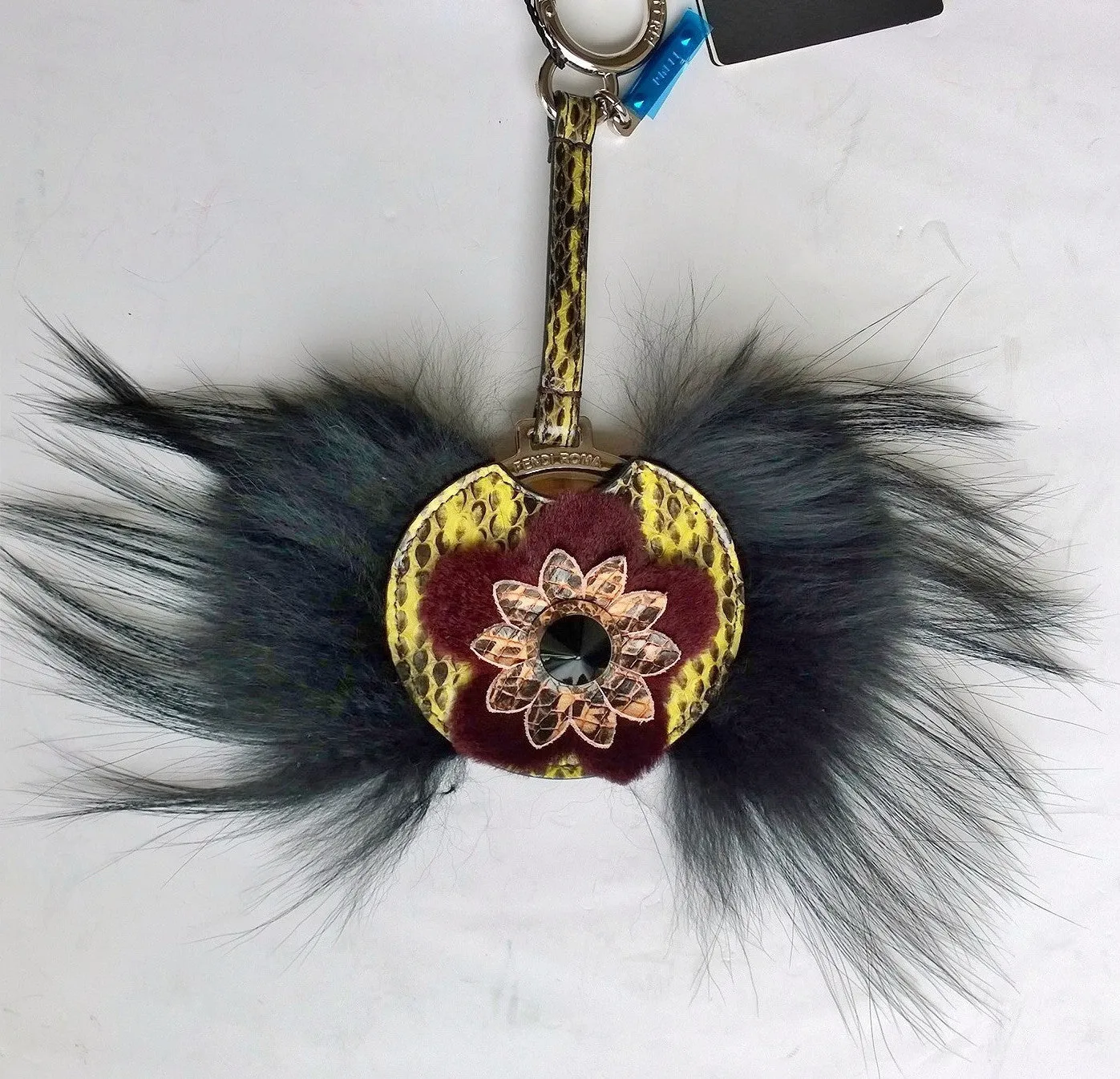 Fendi Flowerland Mirror Bag and Purse Charm