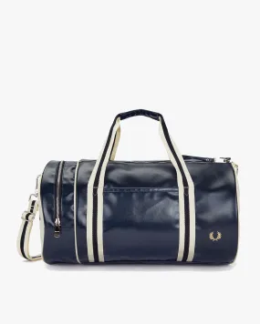 Fred Perry Classic Barrel Bag - Carbon Blue / Ecru