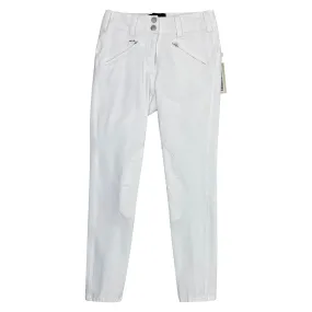 Free x Rein Self Patch Breeches in Sunday White - Women's 26R