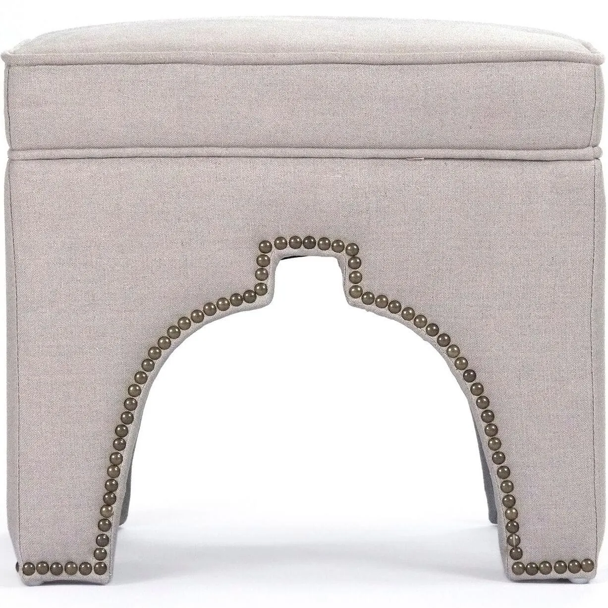 Gray Cubic Stool