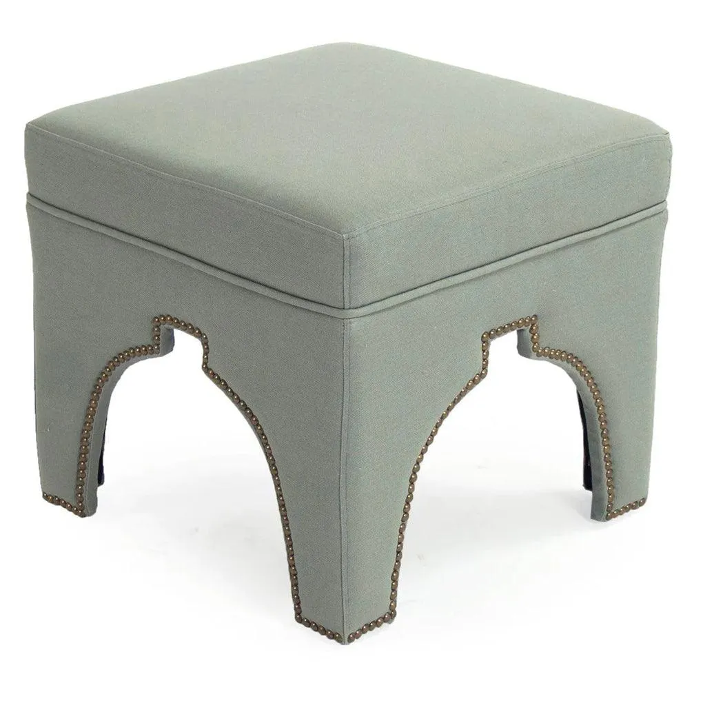 Gray Cubic Stool