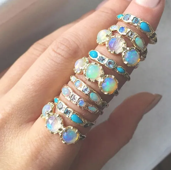 Haku Lei Opal Ring