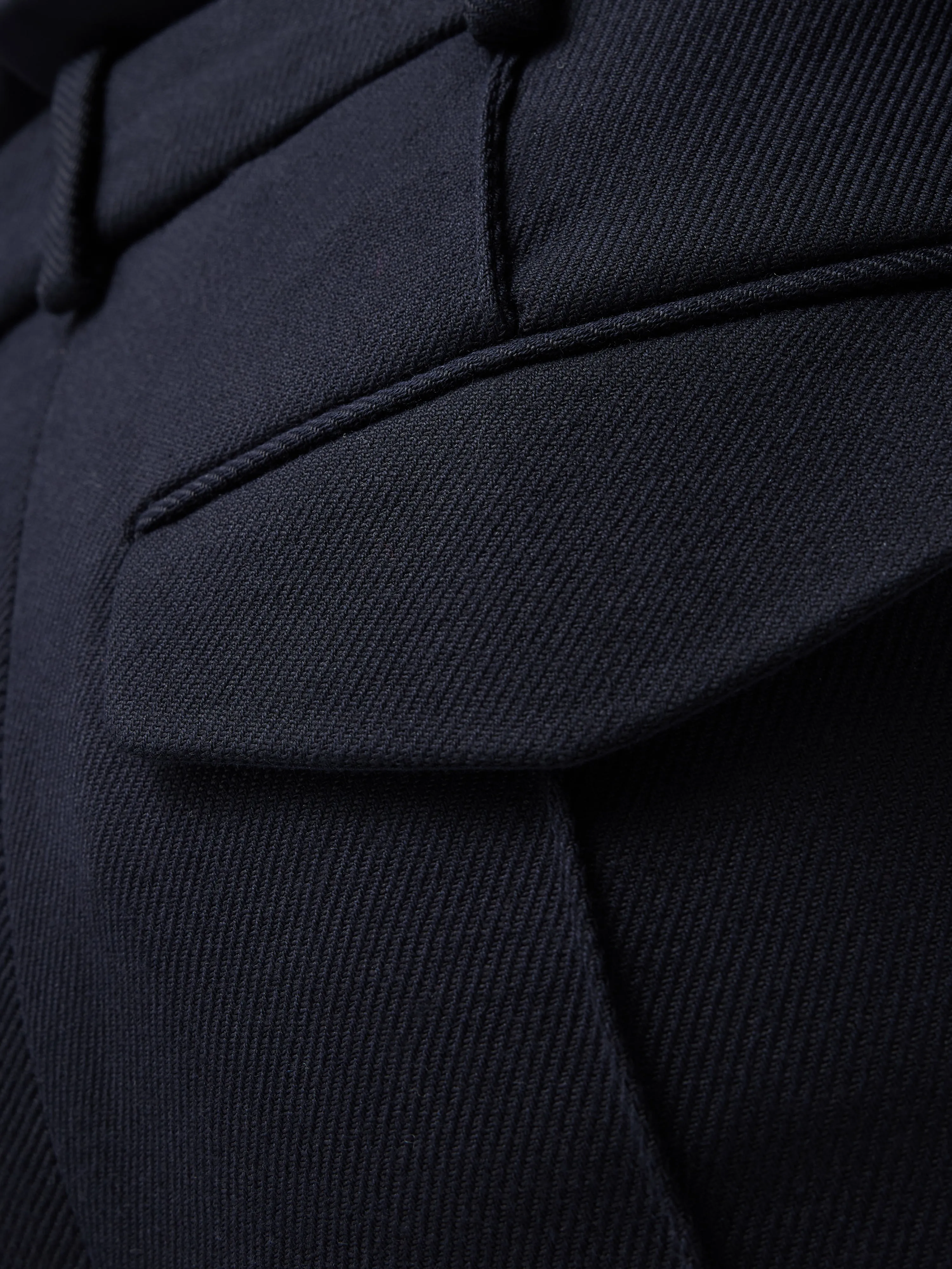 Harley Turn Up Trouser | Navy