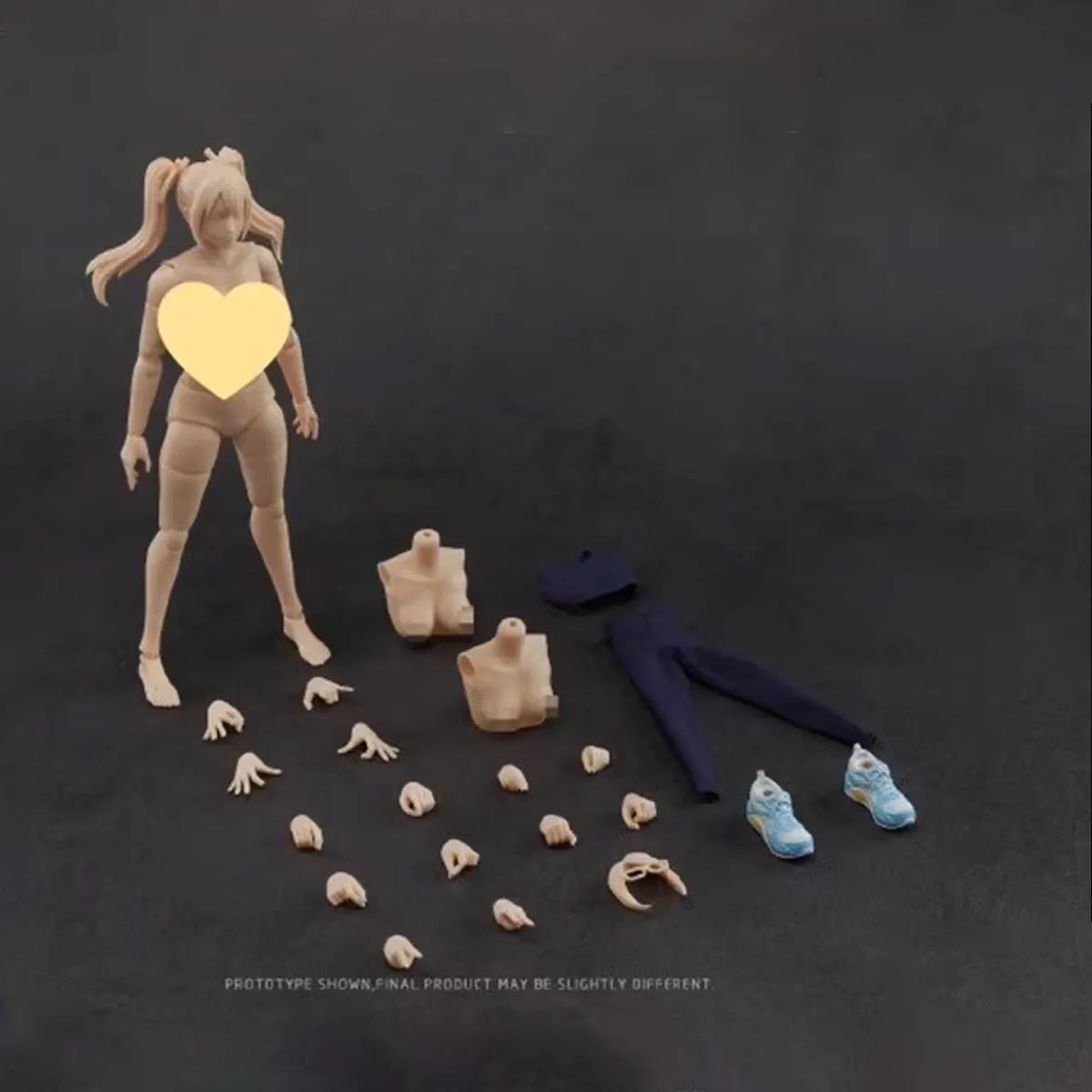 HiPlay CRAZY FIGURE, Jointed Body Shape, Movable Female Figure Body