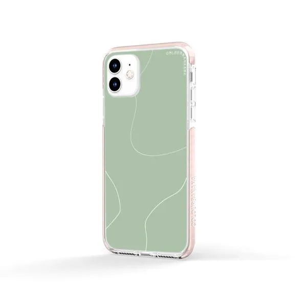 iPhone Case - Green Minimalist