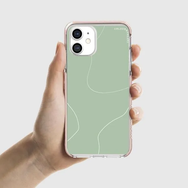 iPhone Case - Green Minimalist