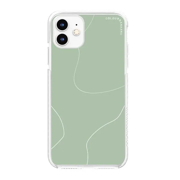 iPhone Case - Green Minimalist