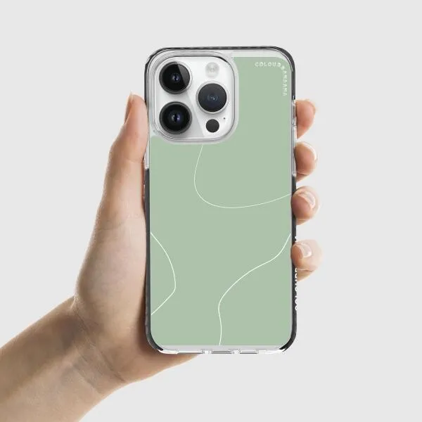 iPhone Case - Green Minimalist