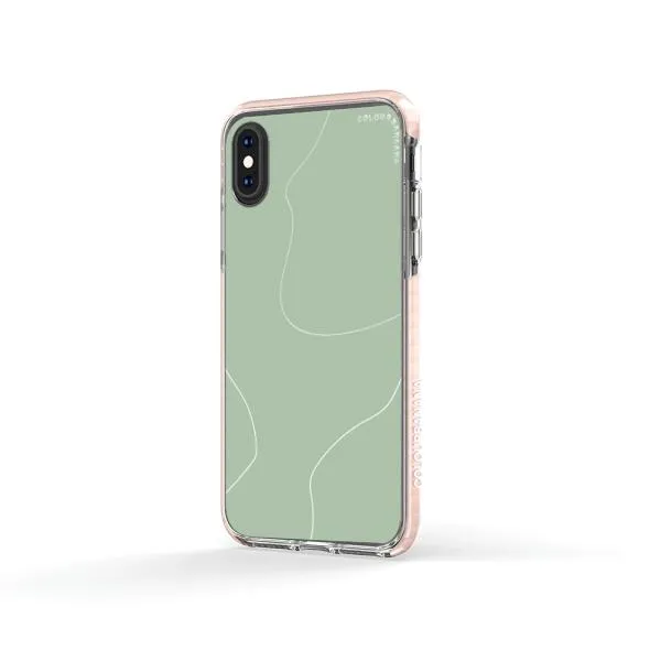 iPhone Case - Green Minimalist