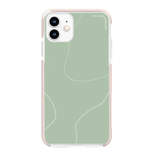 iPhone Case - Green Minimalist