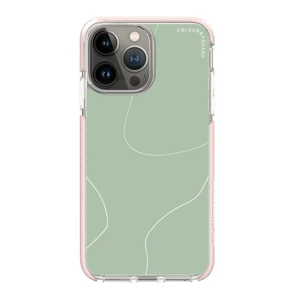 iPhone Case - Green Minimalist