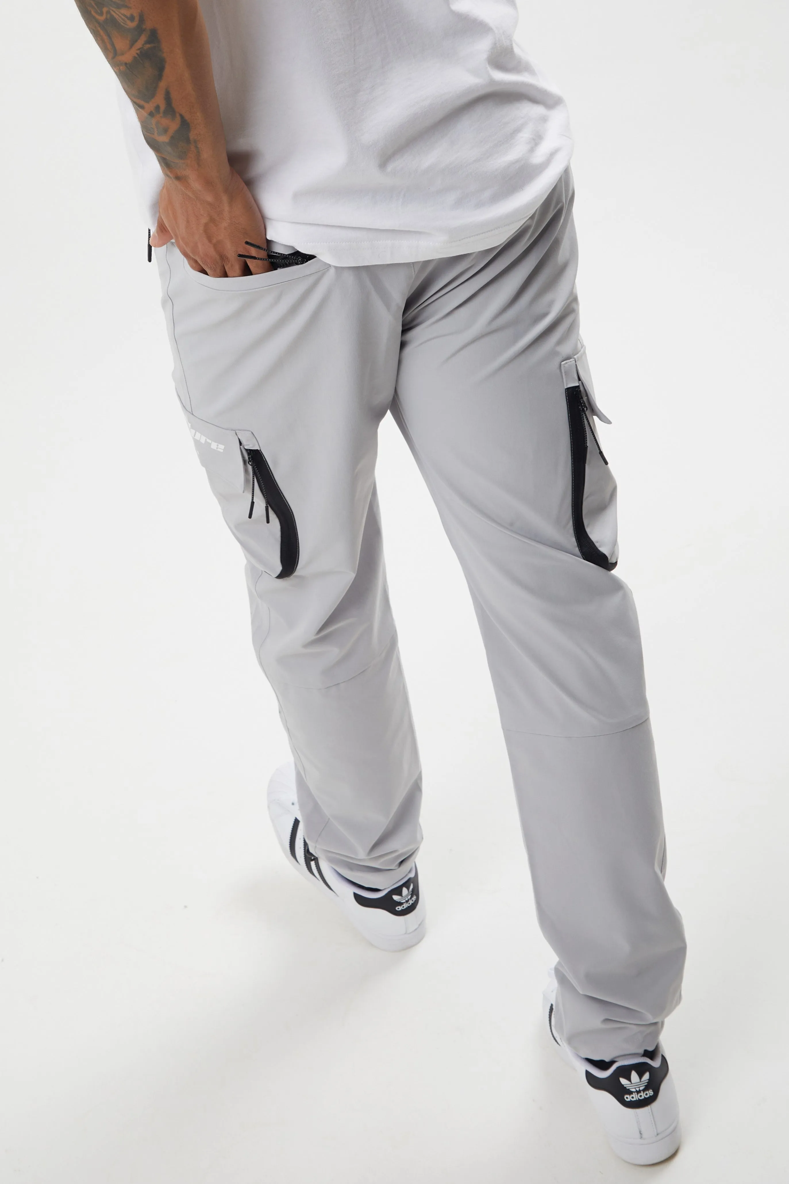 King Street Cargo Pants 2 Pack - Black/Light Grey