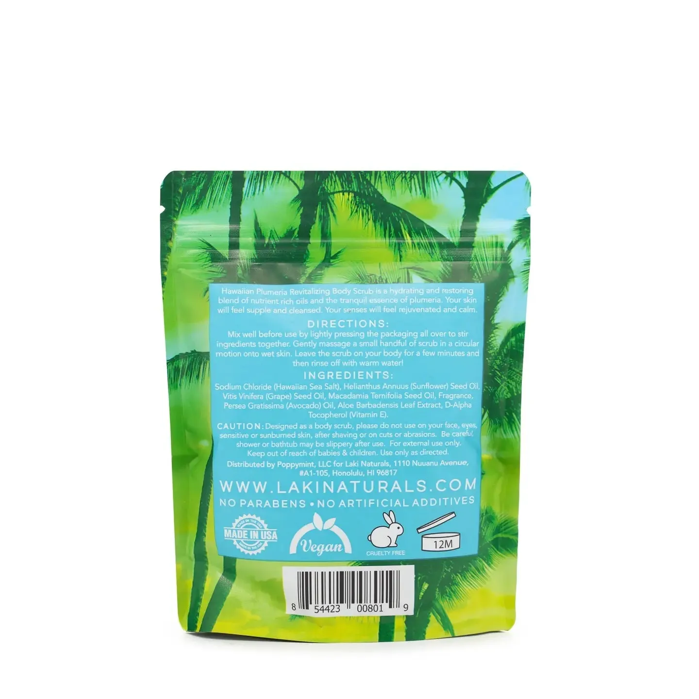 Laki Naturals Hawaiian Plumeria Body Scrub