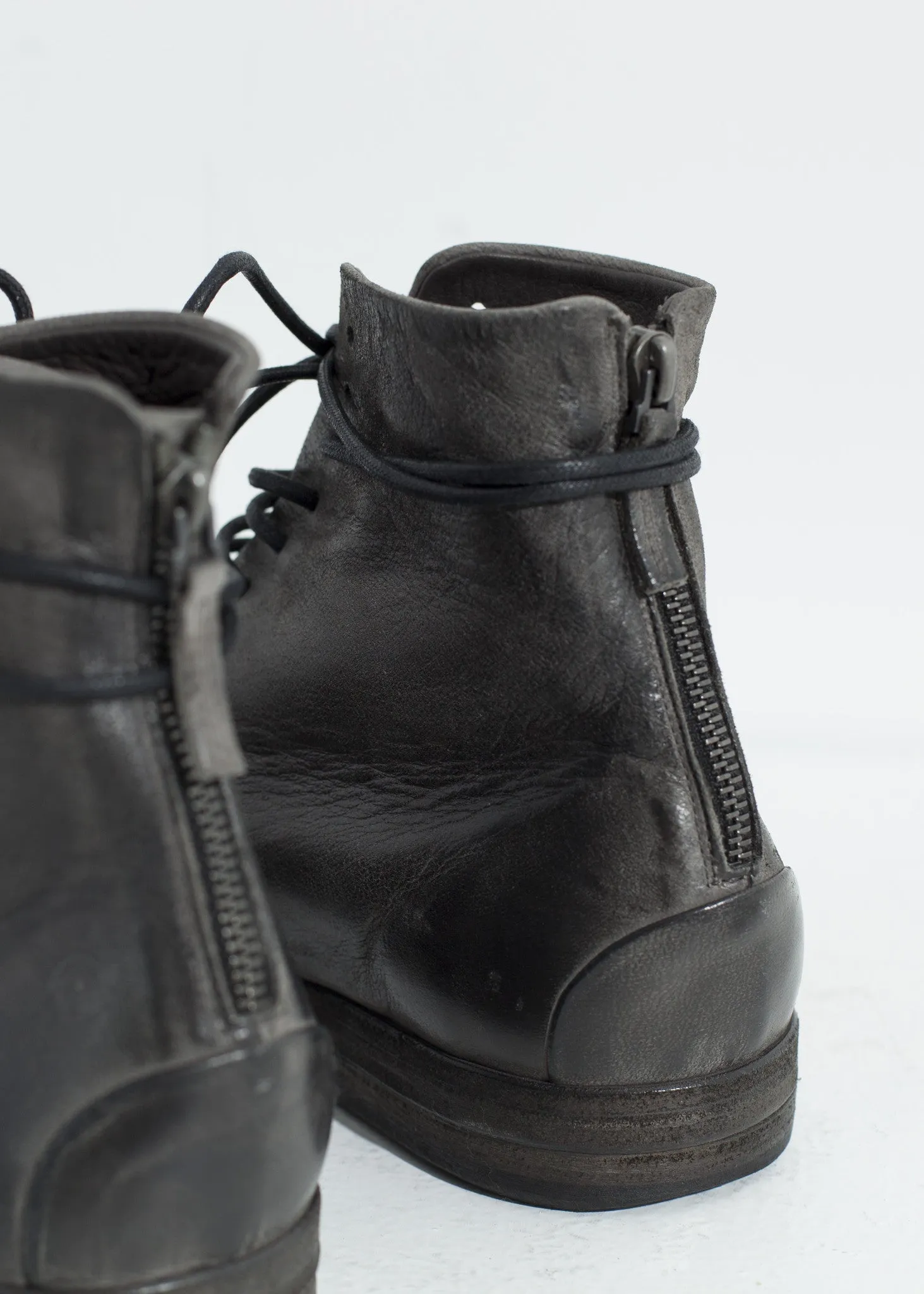 Listello Lace-Up Boot in Slate Grey -UEB