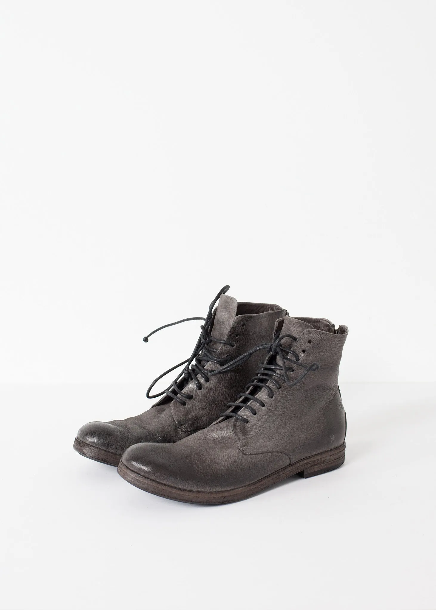 Listello Lace-Up Boot in Slate Grey -UEB