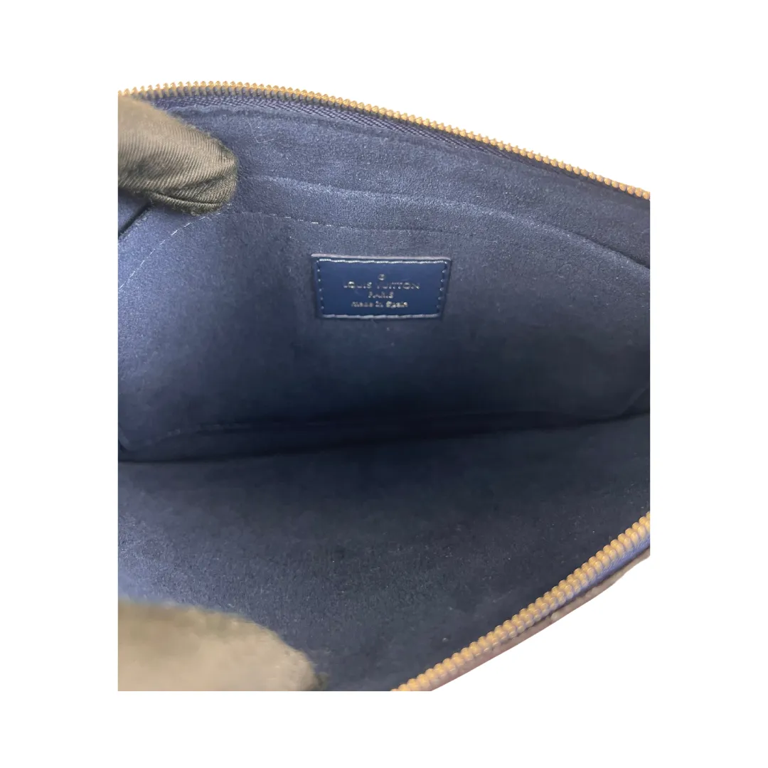 Louis Vuitton Navy Epi Wristlet