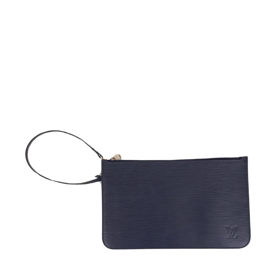 Louis Vuitton Navy Epi Wristlet