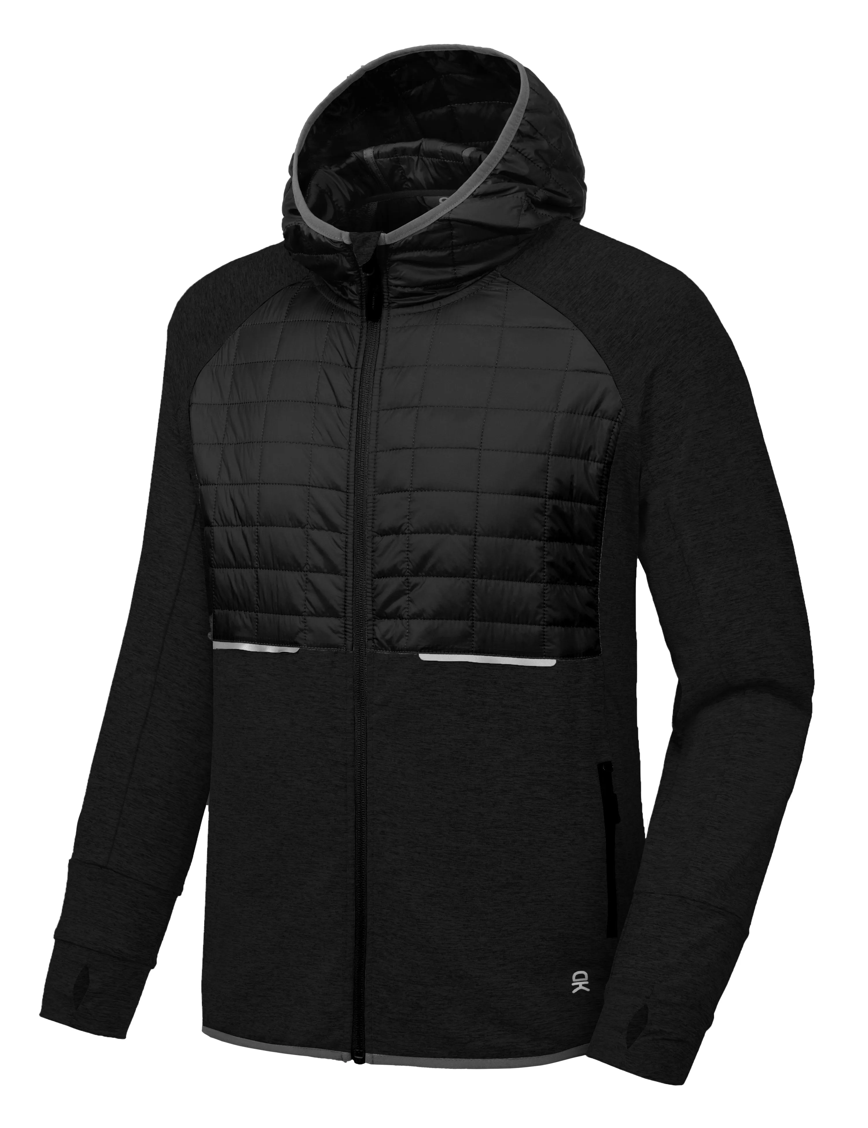 Men's Insulated Running Thermal Hybrid Jacket