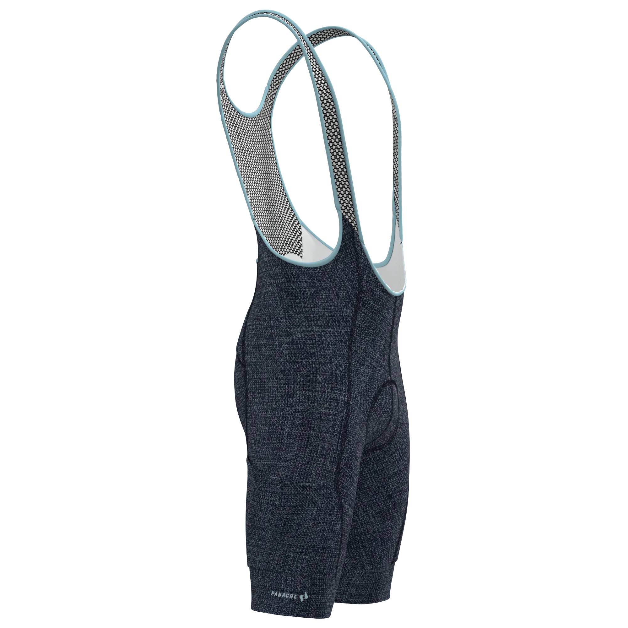 M's Cargo Pocket Bib Short - Denim