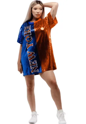 New York Basketball Sequin Dress