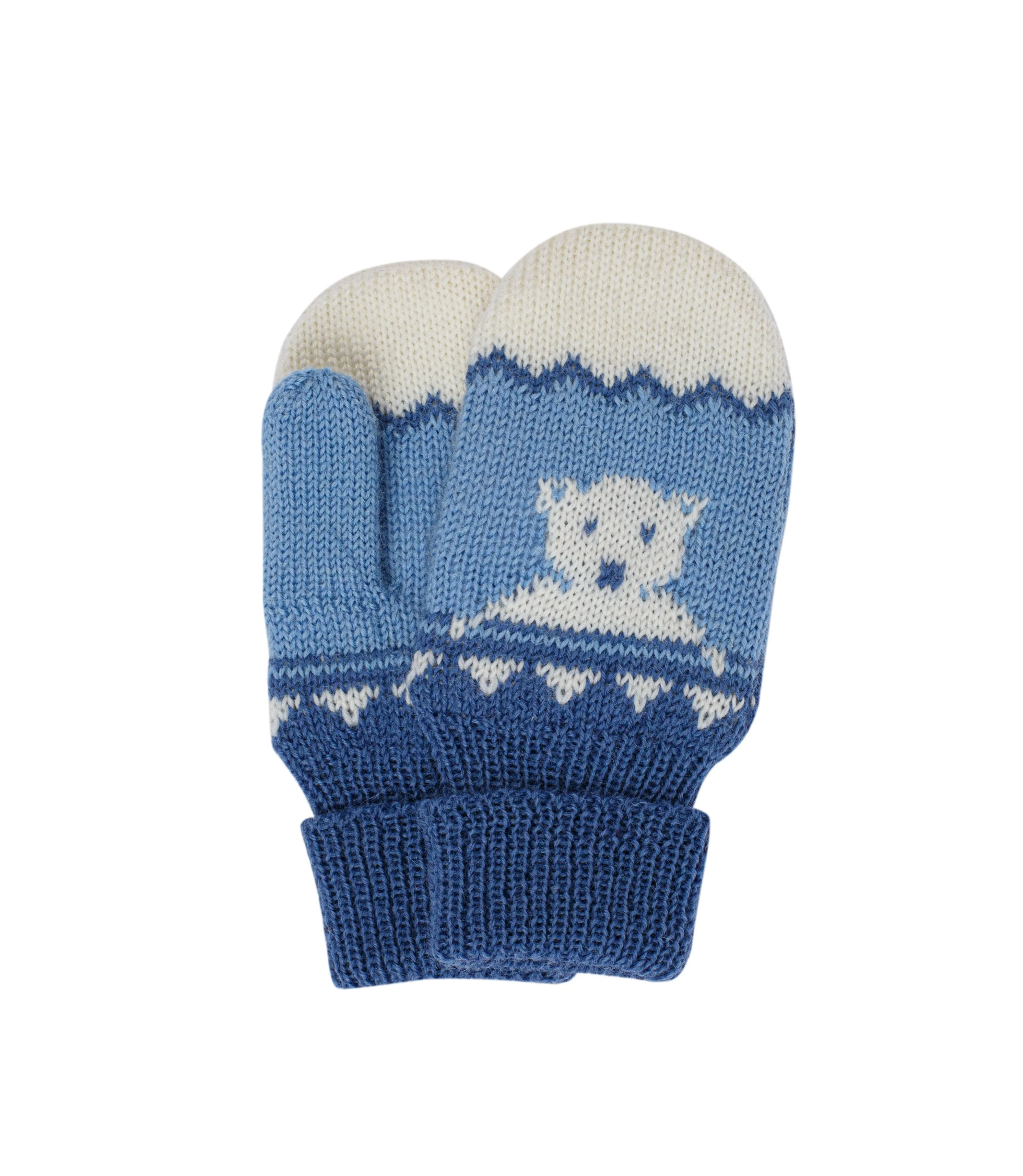 Norlender - Children's Polar Mittens - Pink   Blue