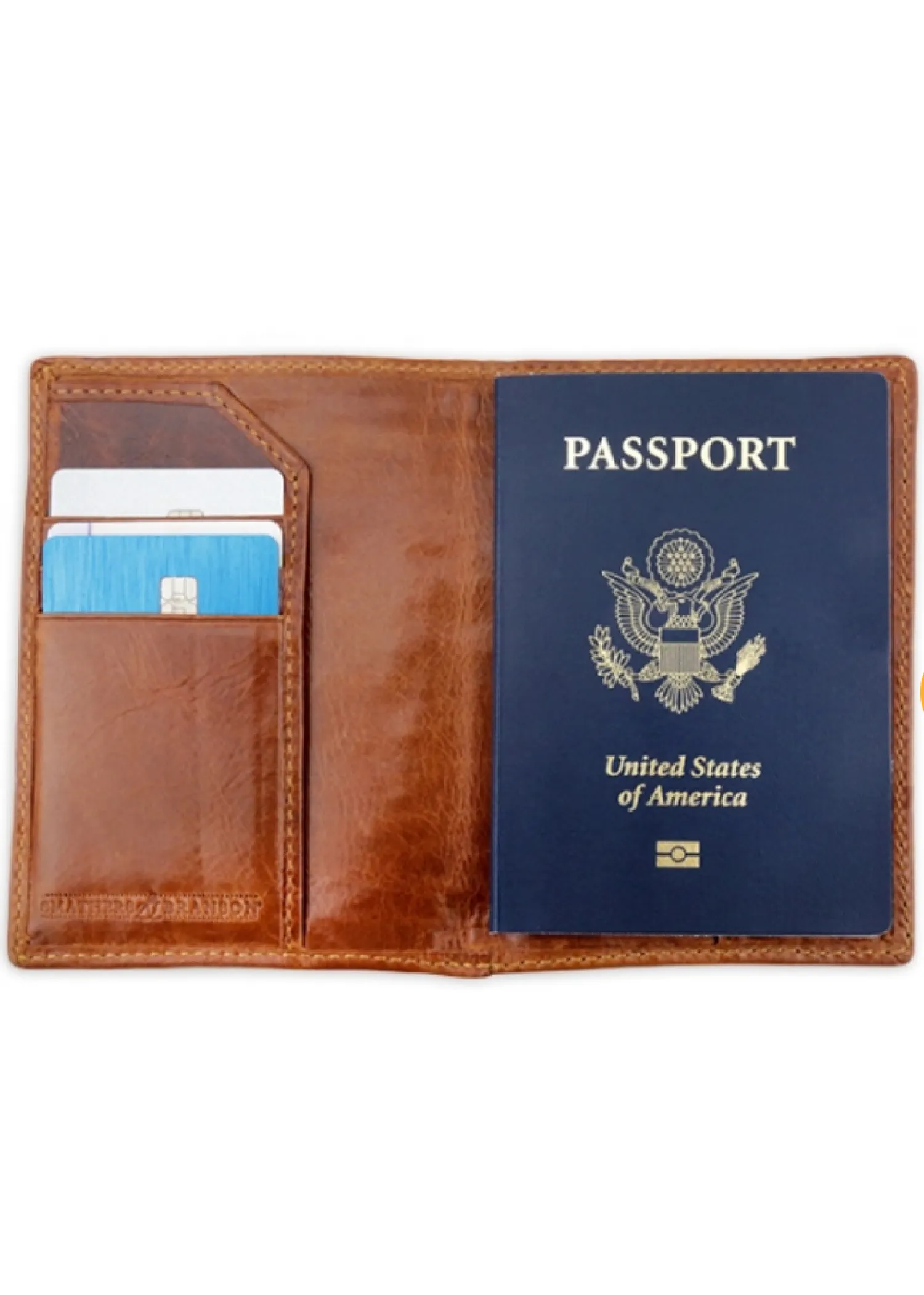 OLD GLORY NEEDLEPOINT PASSPORT CASE