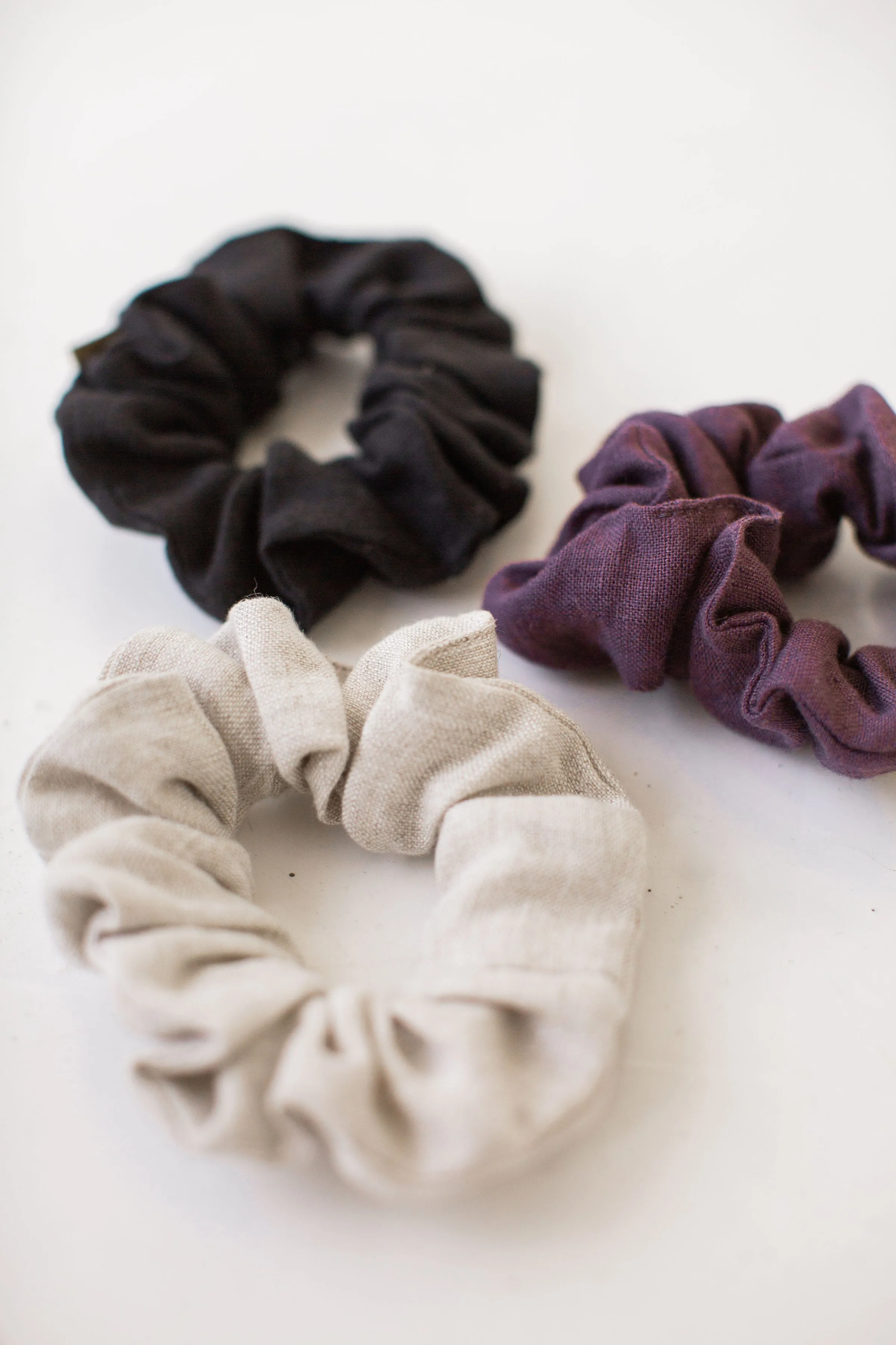 Organic Linen Scrunchie