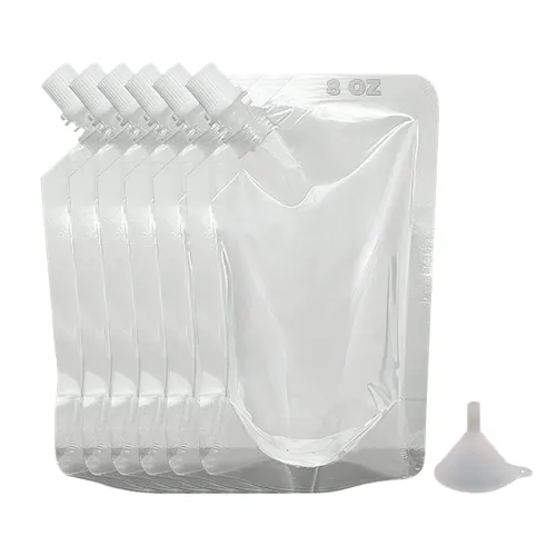 Plastic Flask with Funnel