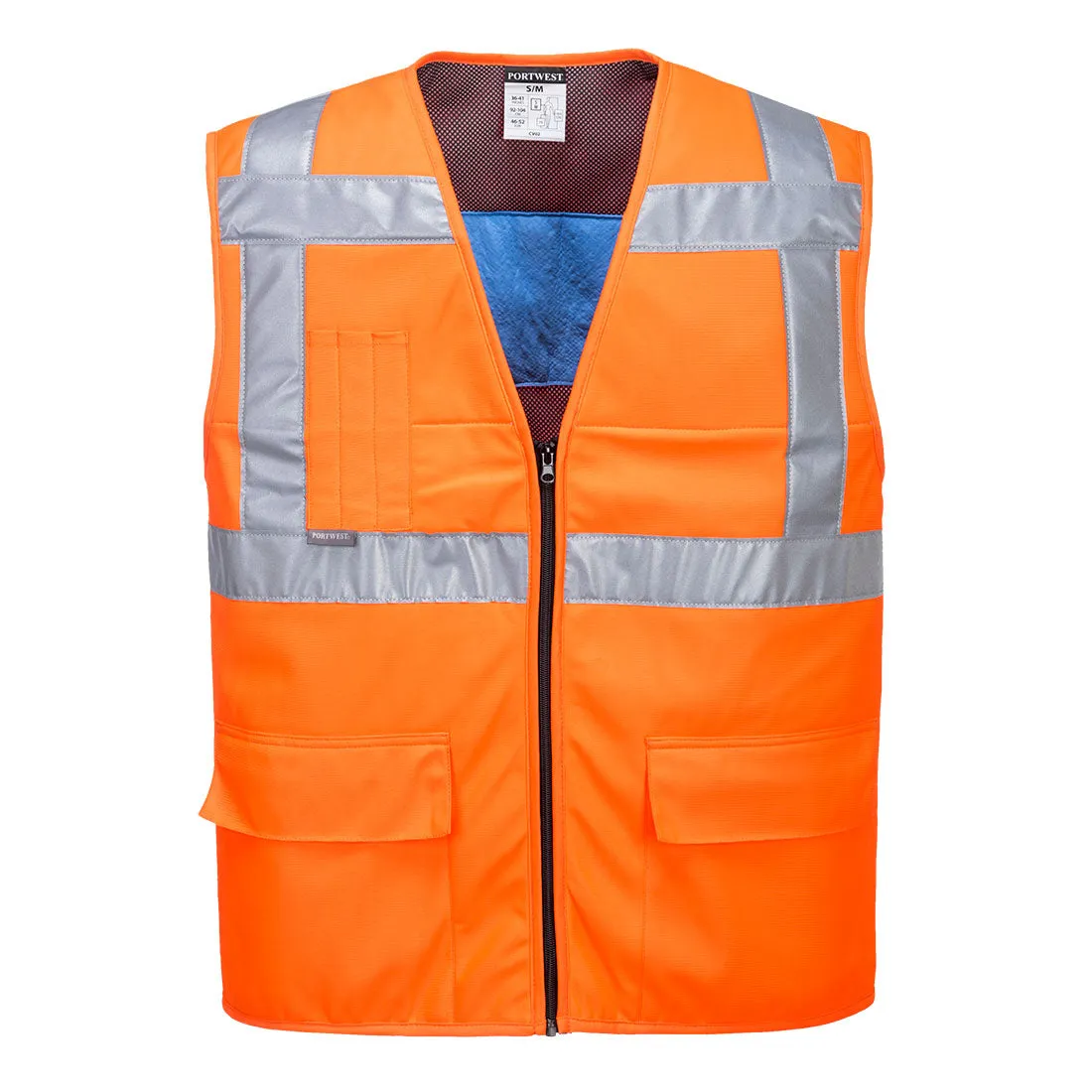 Portwest Class 2 High Viz Cooling Vest - Yellow or Orange