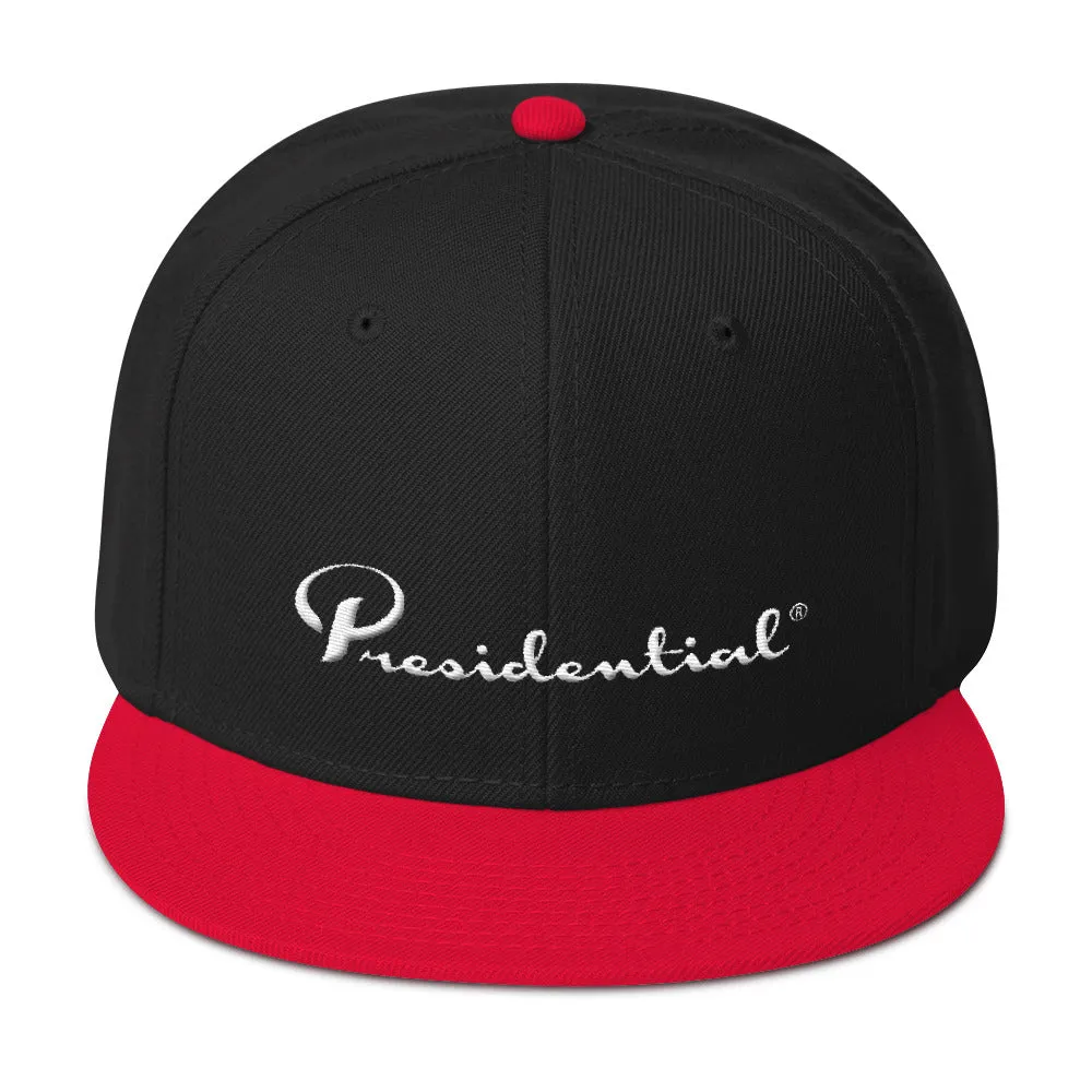 Presidential White Snapback Hat