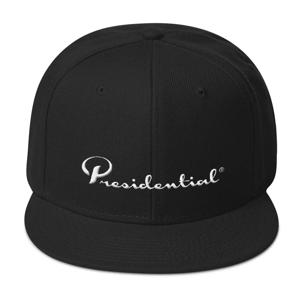 Presidential White Snapback Hat