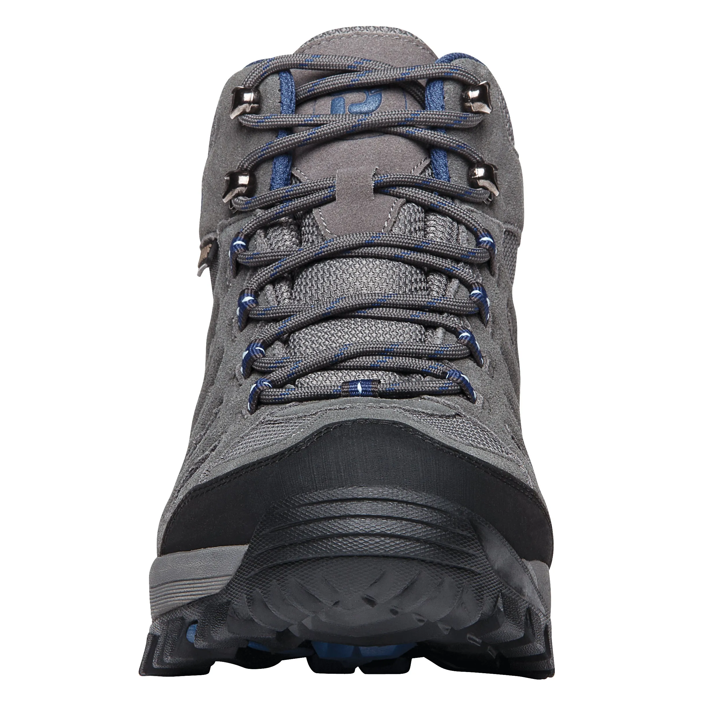 Propet's Men Diabetic Work Boots- M3599 - Grey/ Blue