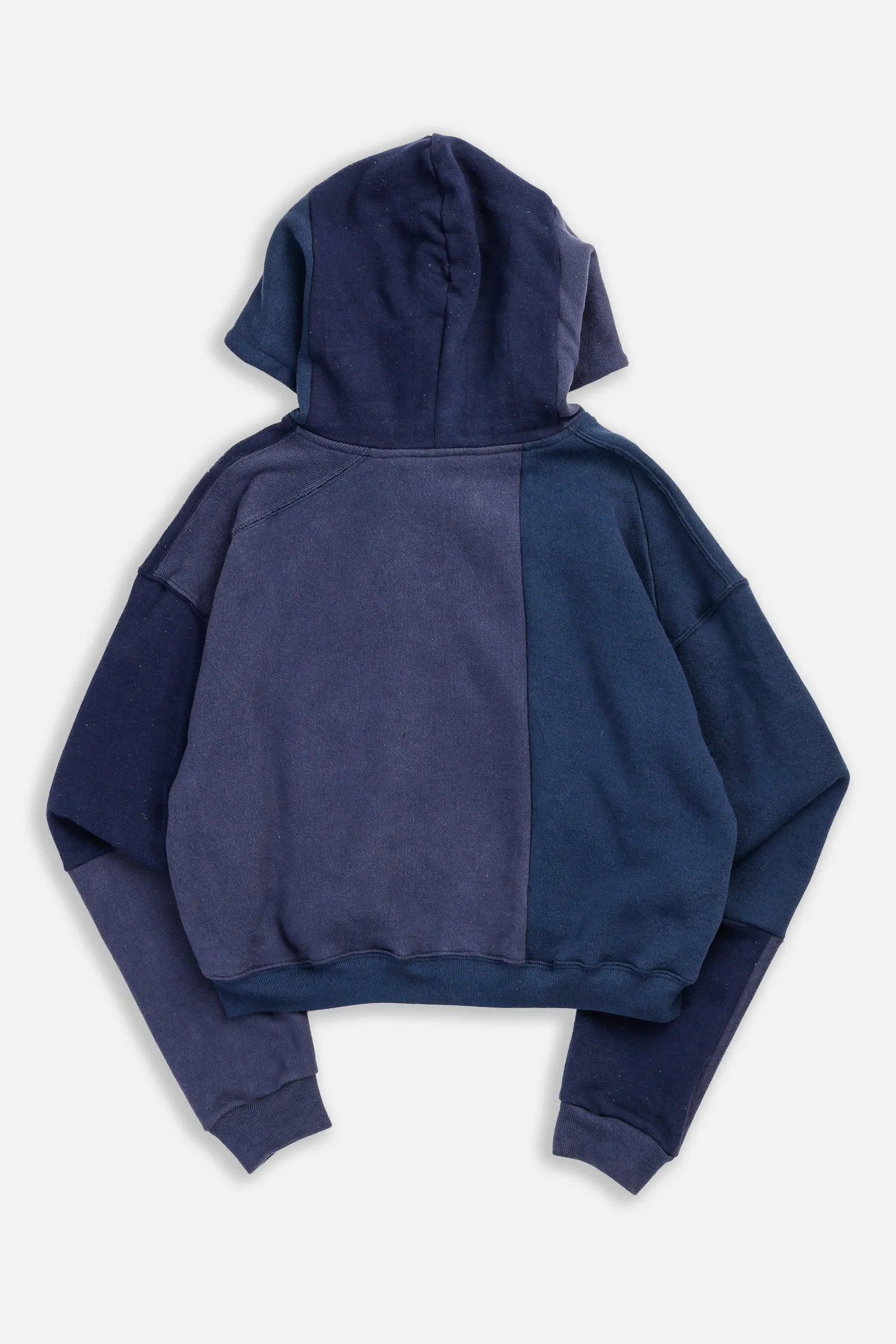 Rework Champion Crop Zip Hoodie - M