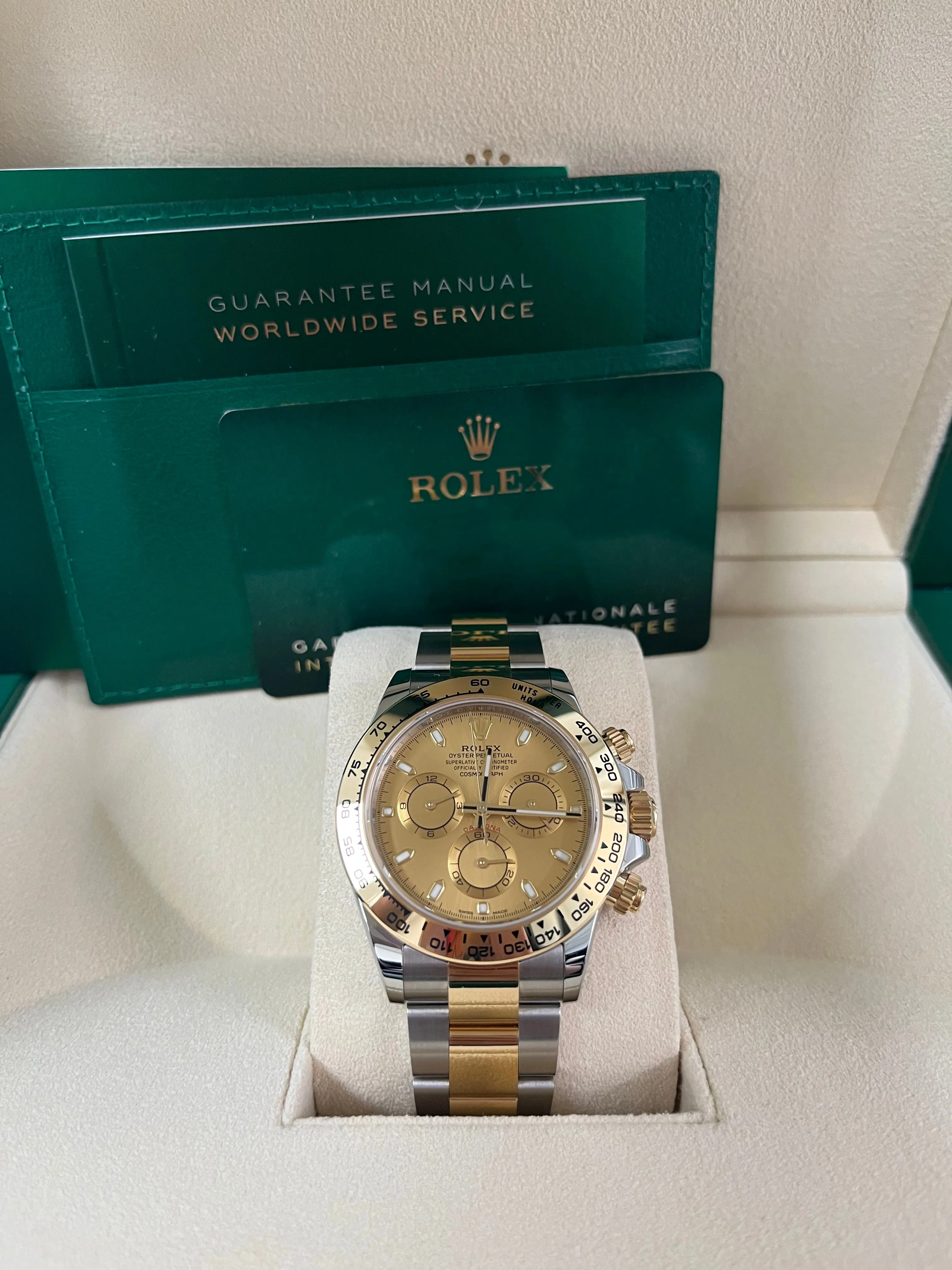 Rolex Daytona Yellow Rolesor Cosmograph Daytona 40 Watch - Champagne Index Dial 116503