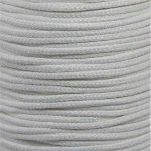 Round Athletic Laces Custom Length with Tip - White (1 Pair Pack) Shoelaces