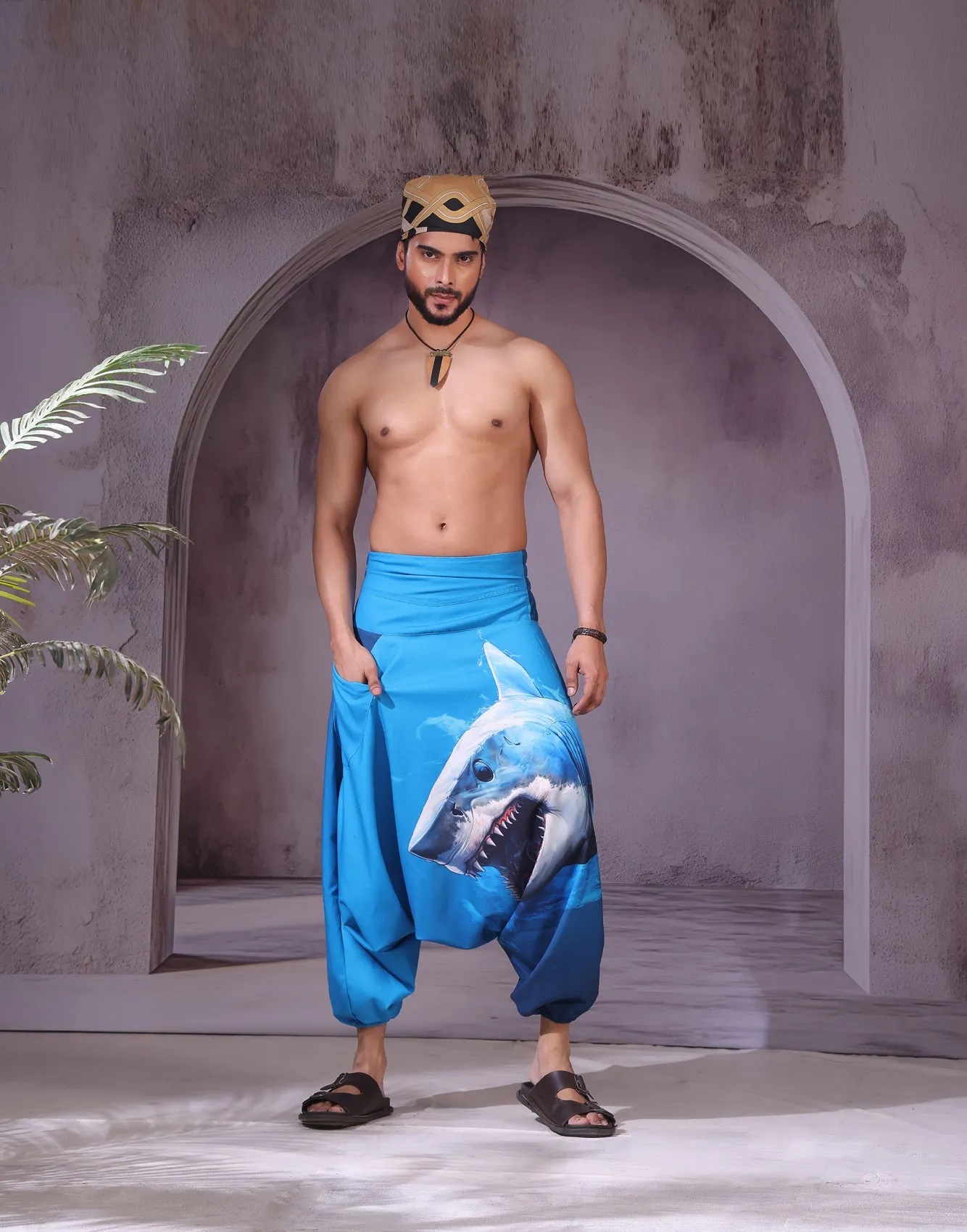 Shark Unisex Harem Pant