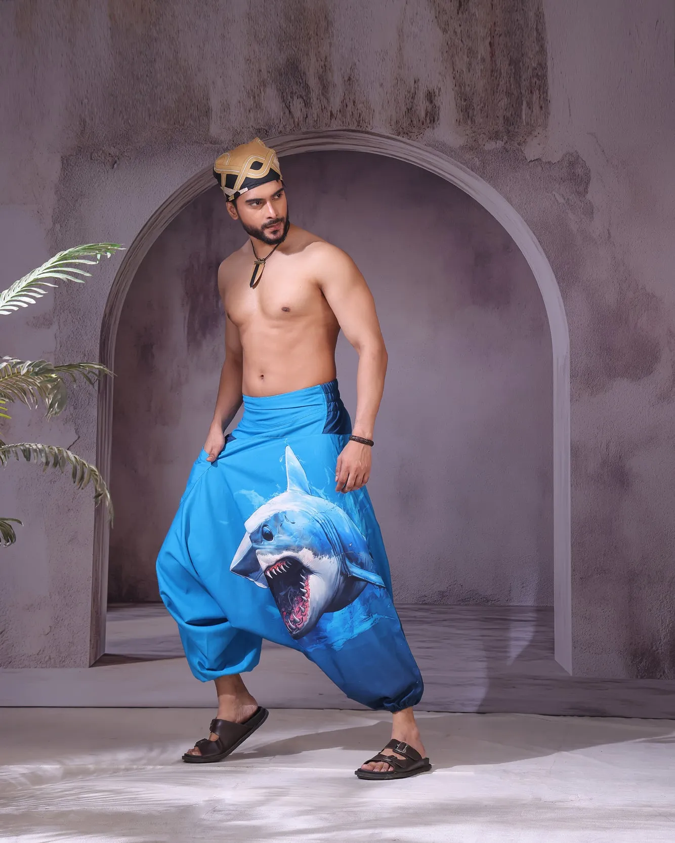 Shark Unisex Harem Pant