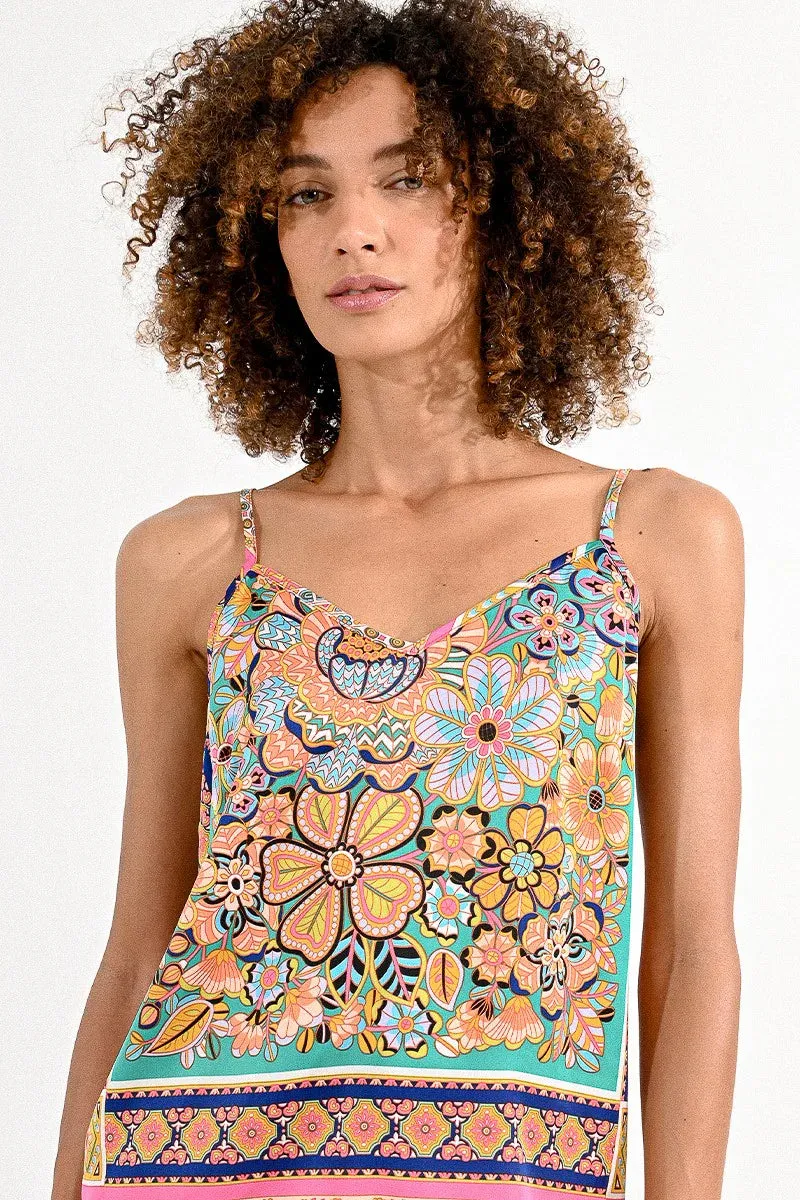 Silk Printed Camisole