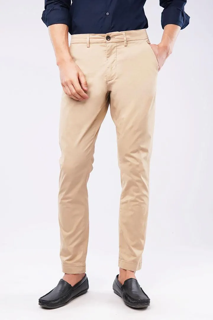 Slim Fit Chinos - Khaki