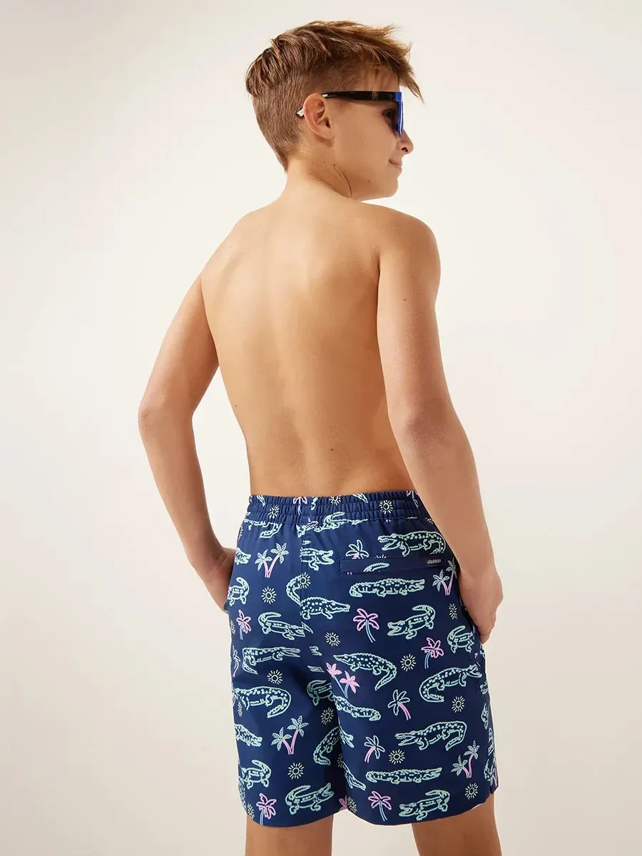 The Neon Glades (Boys Classic Lined Swim Trunk)