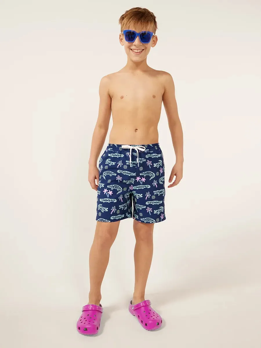 The Neon Glades (Boys Classic Lined Swim Trunk)