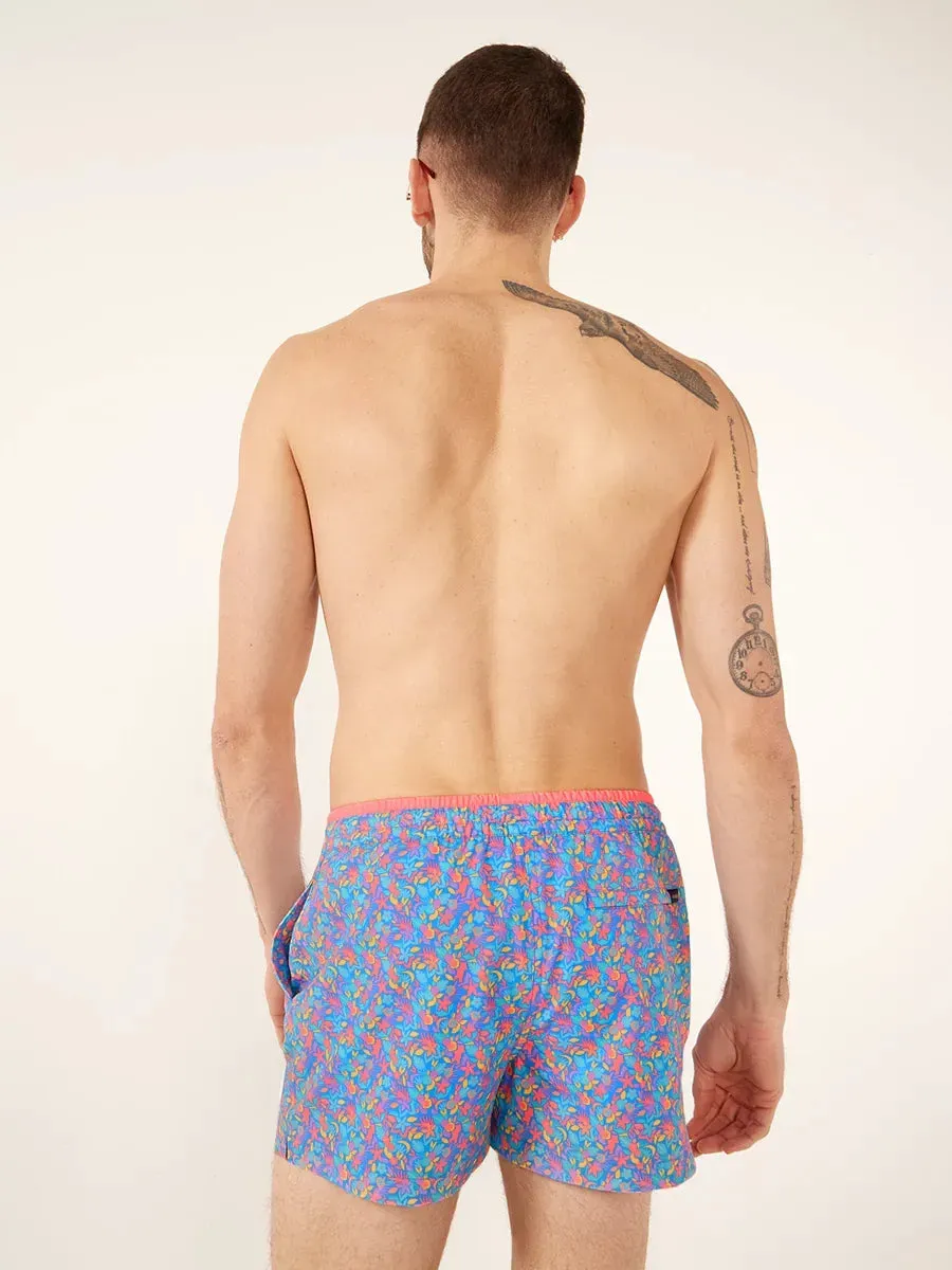 The Spades 4" (Classic Lined Swim Trunk)