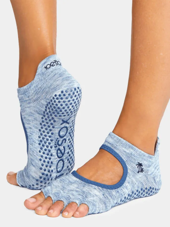 ToeSox Half Toe Bellarina Women's Yoga Grip Socks